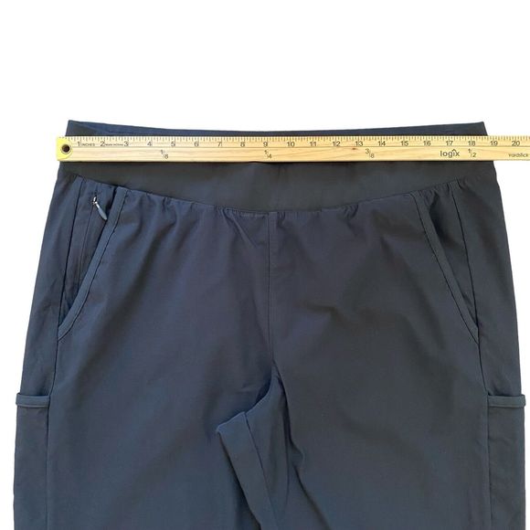 Columbia Men's Athletic Pants Sweatpants XL Black Straight Stretch Drawstring - Picture 6 of 12